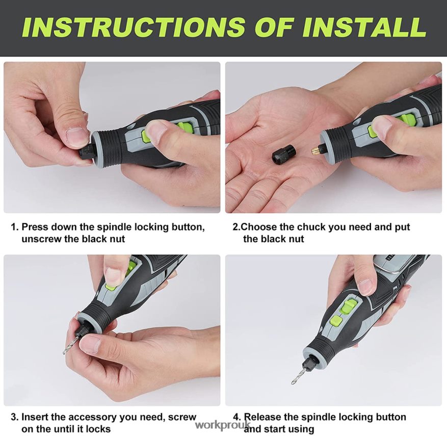 WORKPRO12V Cordless Rotary Tool Kit for Handmade and DIY X662Z226 Tool