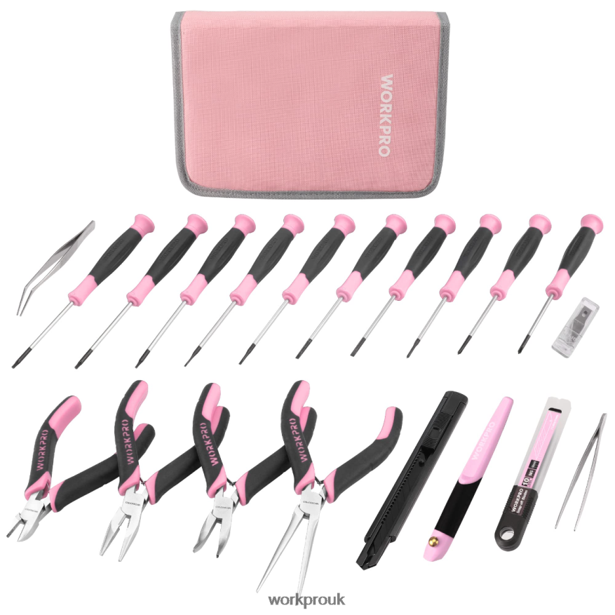 WORKPRO33 Pcs Precision Repair Tool Set Includes Pliers Set X662Z257 Tool