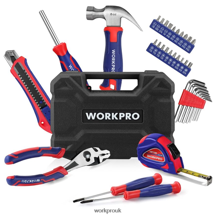 WORKPRO35 Pcs Household Tools Set with Storage Toolbox X662Z246 Tool