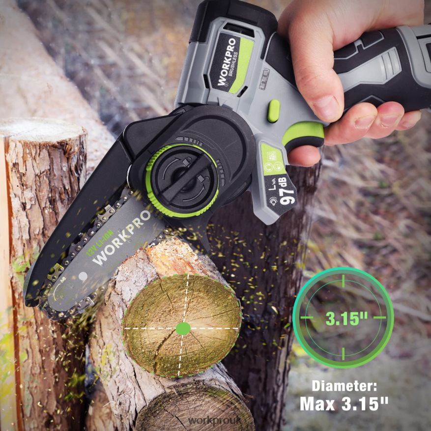 WORKPROCordless Detail Belt Sander, Mini Chain Saw, Electric Blower, 3-in-1 Power Tool Combo Kit X662Z296 Tool
