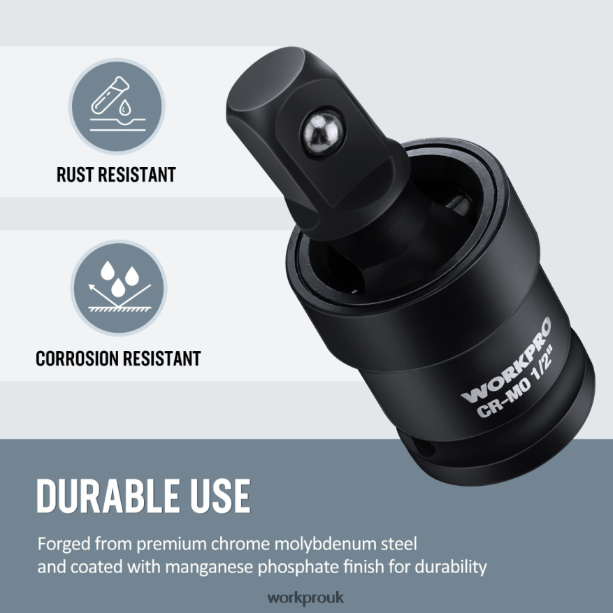 WORKPRO3 Piece-Impact Universal Joint Set X662Z148 Tool