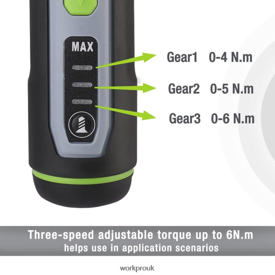 WORKPRO4V Electric Screwdriver, Rechargeable Cordless Screwdriver Set with LED Light X662Z232 Tool