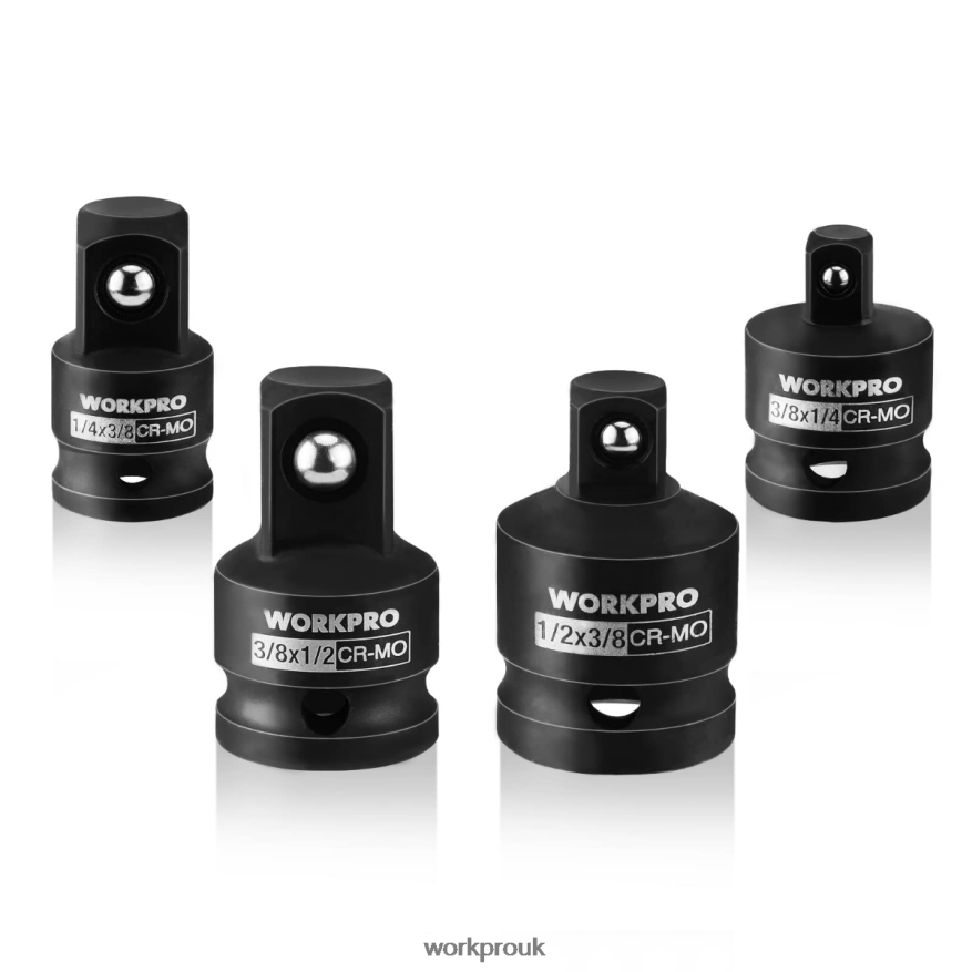 WORKPRO4 Piece-Impact Driver Socket Adapter and Reducer Set, Wrench Conversion Kit X662Z94 Tool