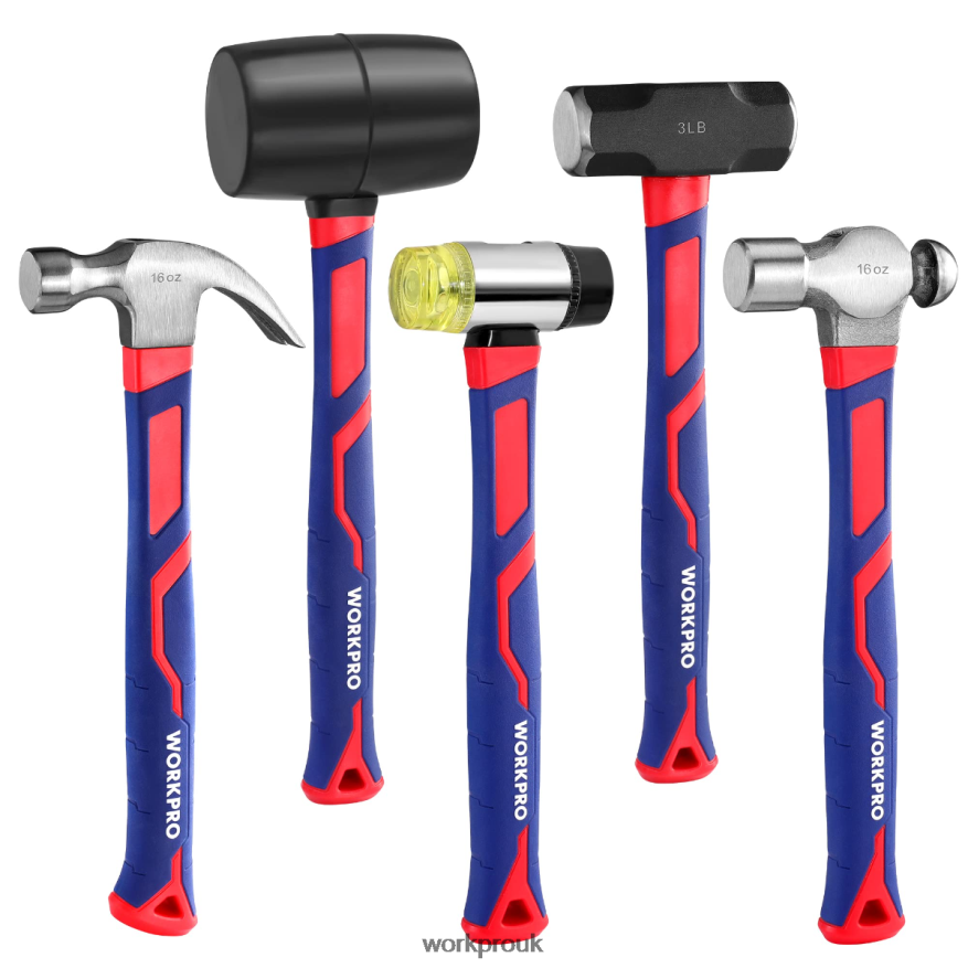 WORKPRO5 Pcs Hammer Set X662Z136 Tool