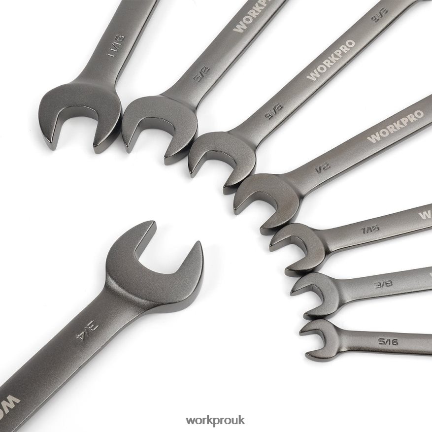 WORKPRO8 Pcs Flex-Head Ratcheting Combination Wrench Set with Organizer Bag X662Z86 Tool