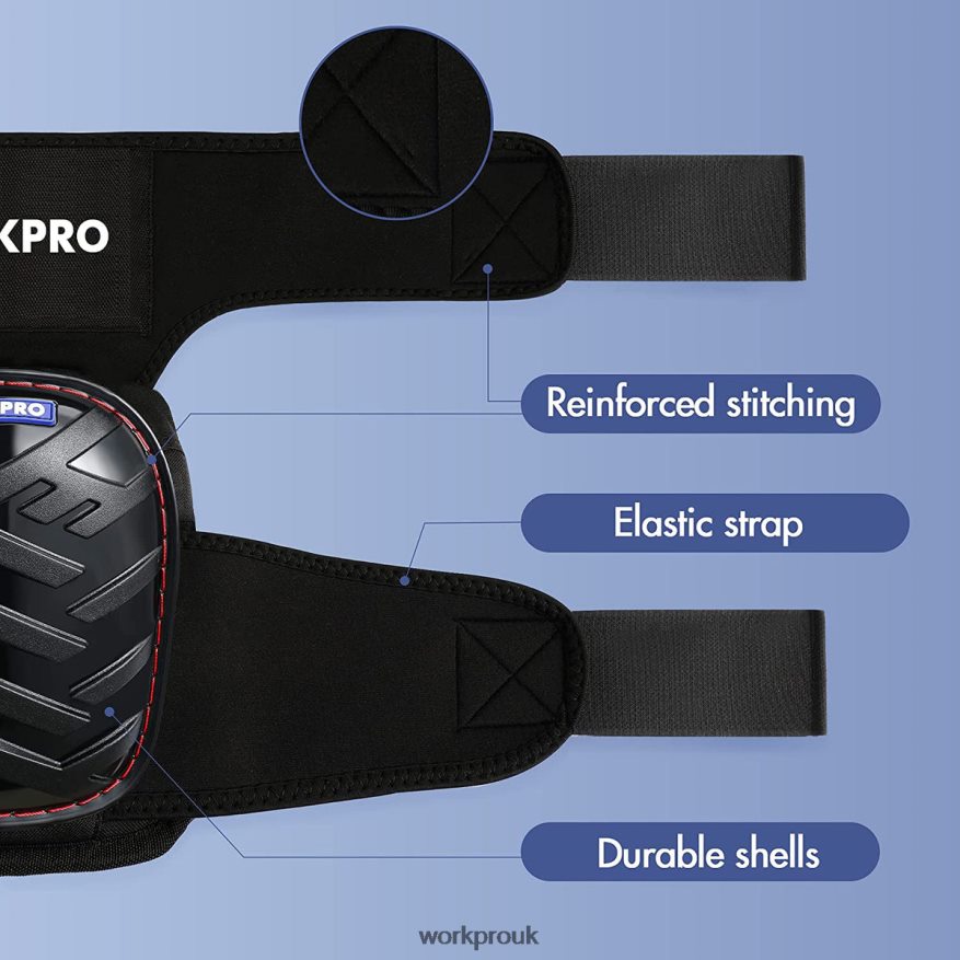 WORKPROGel Knee Pads with Anti-Slip Straps, Professional Kneepads for Work X662Z129 Tool