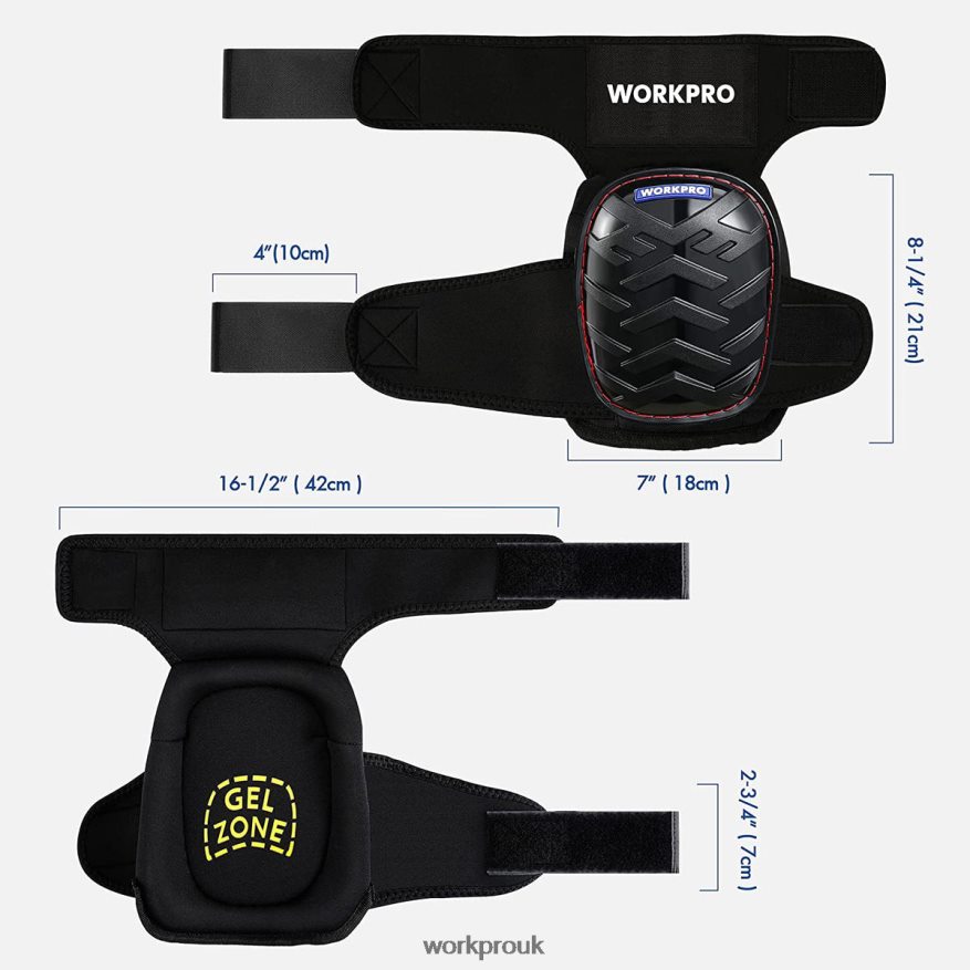 WORKPROGel Knee Pads with Anti-Slip Straps, Professional Kneepads for Work X662Z129 Tool