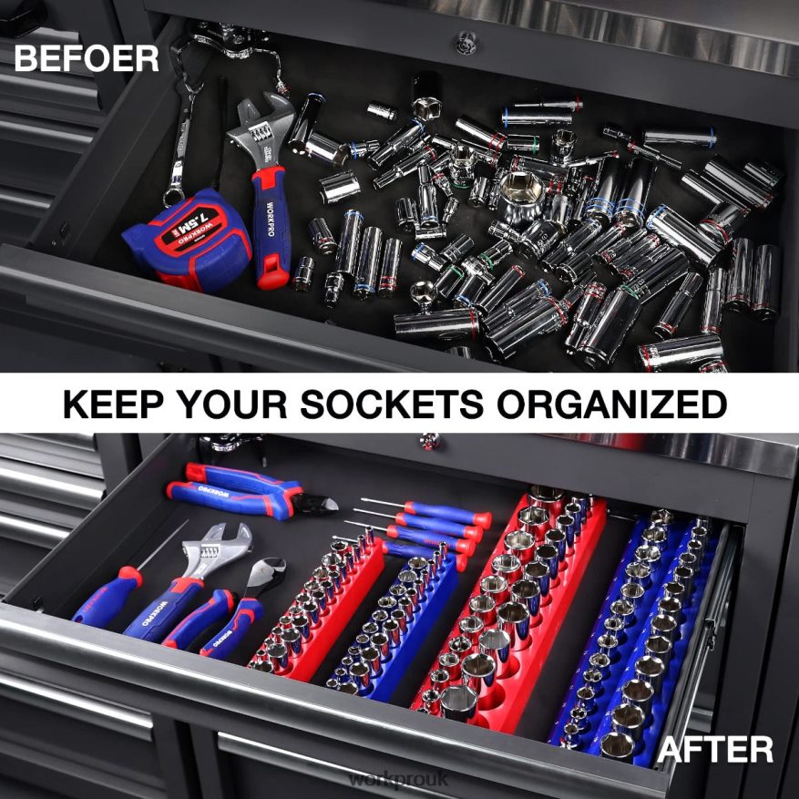 WORKPROMagnetic Receptacle Organizer Set of 4 X662Z134 Tool