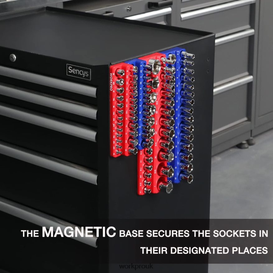 WORKPROMagnetic Receptacle Organizer Set of 4 X662Z134 Tool