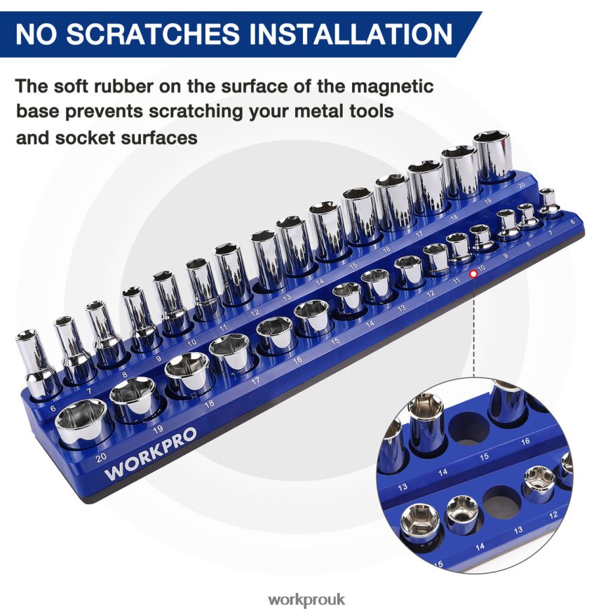 WORKPROMagnetic Receptacle Organizer Set of 6 X662Z126 Tool