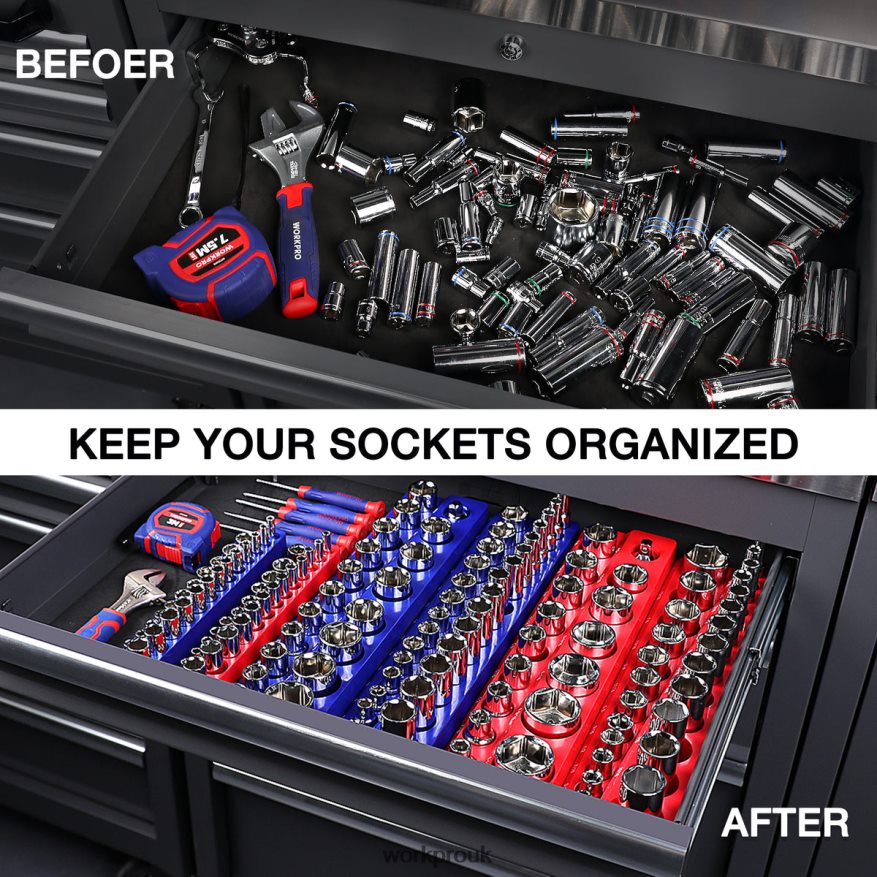 WORKPROMagnetic Receptacle Organizer Set of 6 X662Z126 Tool