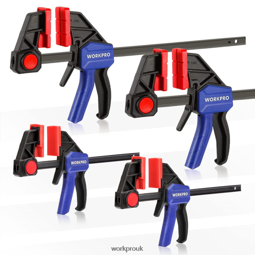 WORKPROBar Clamps for Woodworking, 150/300lbs CAP X662Z121 Tool