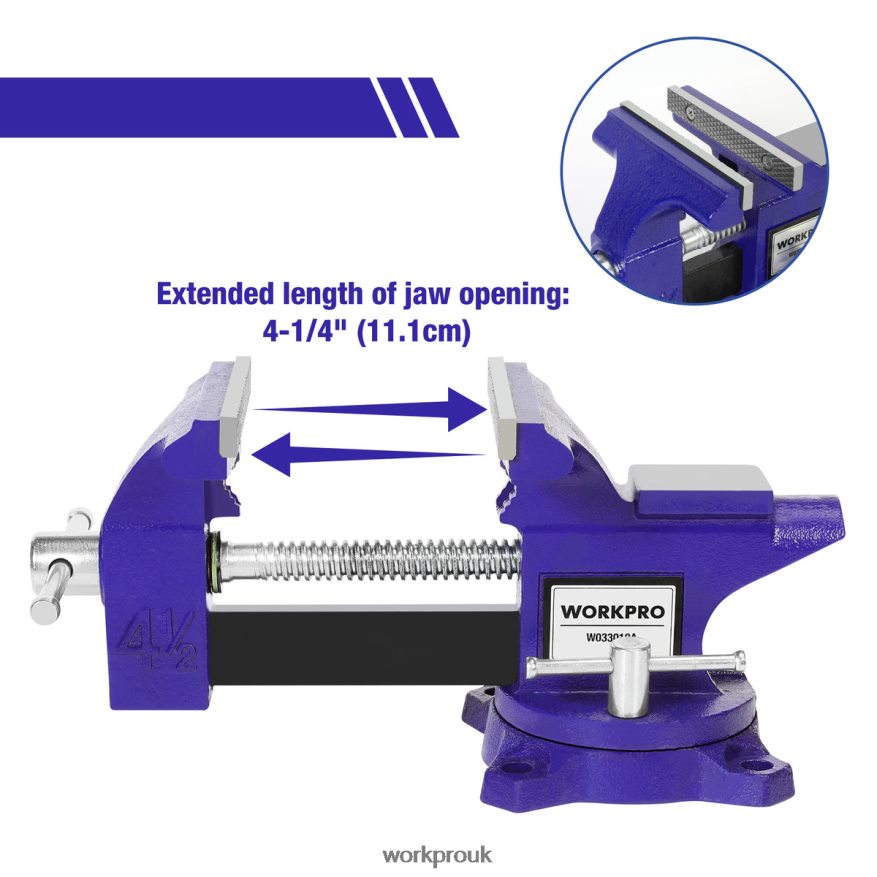 WORKPROBench Vise Vice for Workbench X662Z113 Tool