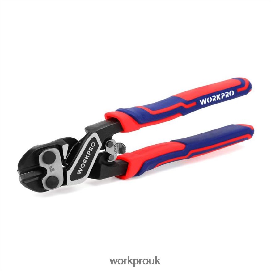 WORKPROMini Bolt Cutter with Security Lock & More Efficient Leverage X662Z154 Tool