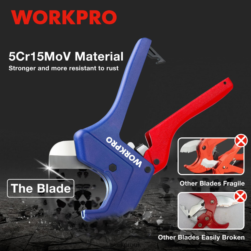 WORKPRORatchet PVC Pipe Cutter Tool X662Z155 Tool