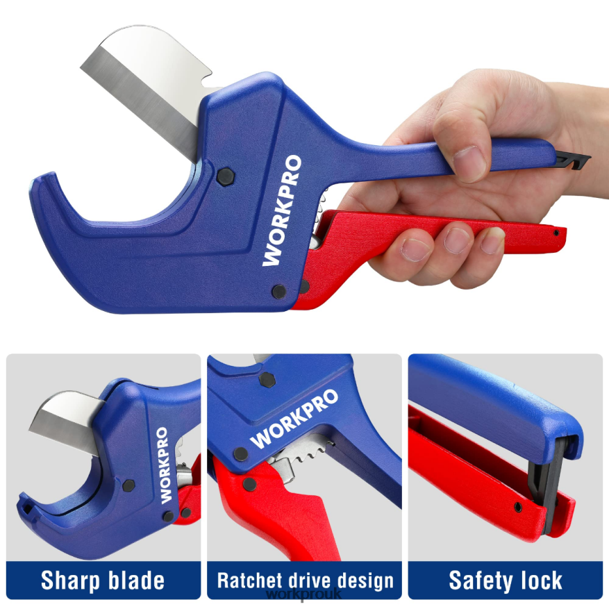WORKPRORatchet PVC Pipe Cutter Tool X662Z155 Tool