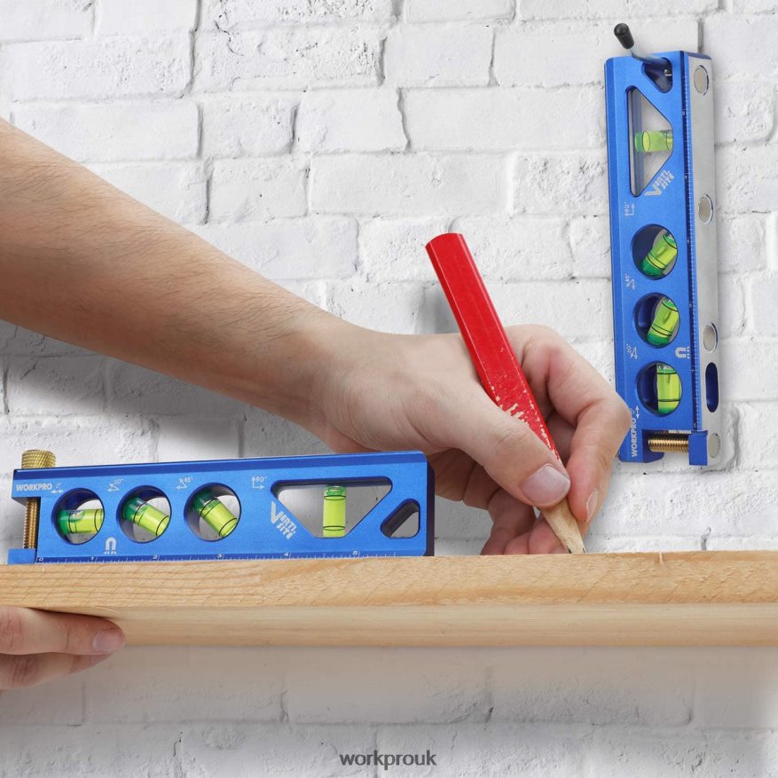 WORKPROAluminum Alloy Construction Torpedo Level 6-1/2 inch X662Z110 Tool