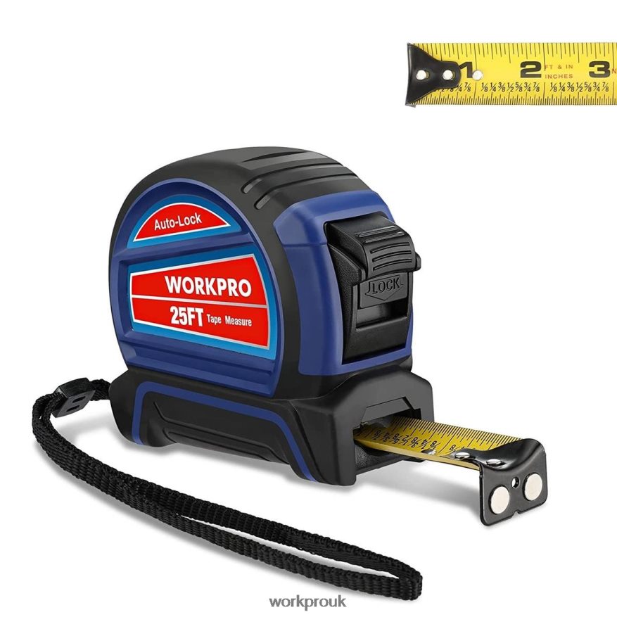 WORKPROAuto-Lock Tape Measure 25 FT X662Z111 Tool