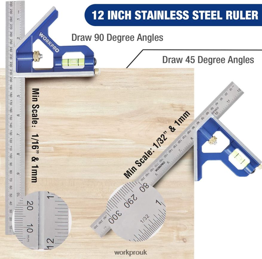 WORKPRORafter Square and Combination Square Tool Set X662Z104 Tool