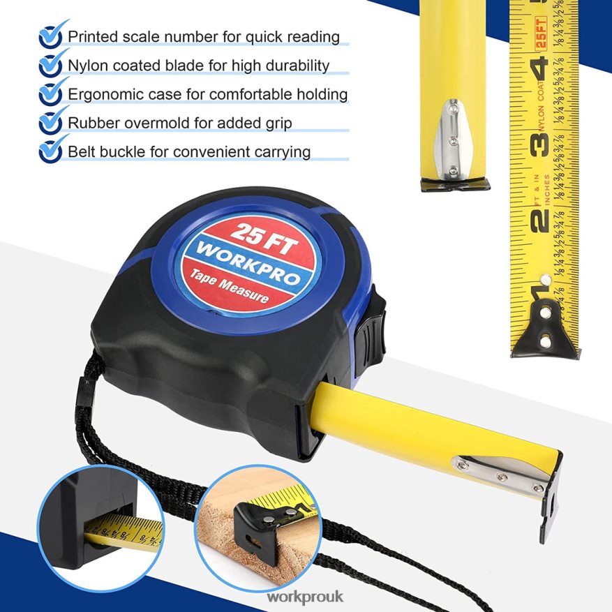 WORKPROTape Measure 25 FT X662Z112 Tool