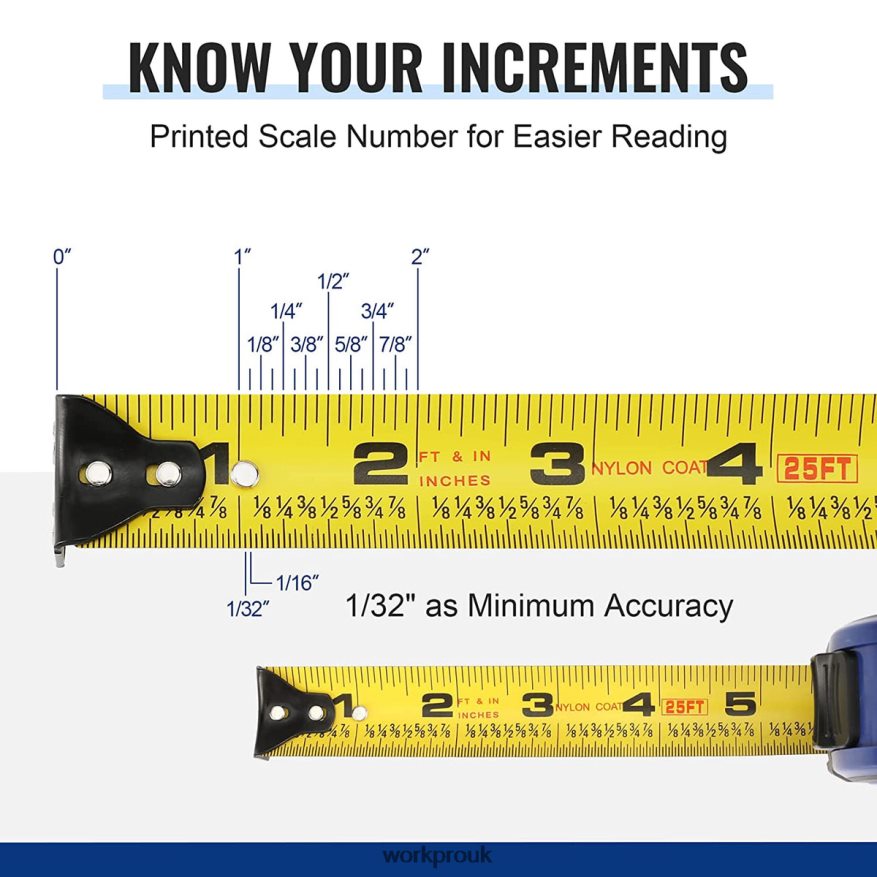 WORKPROTape Measure 25 FT X662Z112 Tool