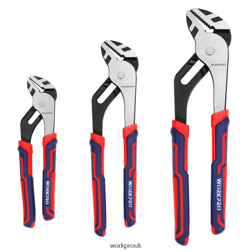 WORKPRO3 Pcs Adjustable Multipurpose Groove Joint Pliers Set X662Z68 Tool