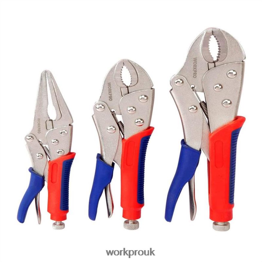 WORKPRO3 Pcs Locking Pliers Set X662Z70 Tool