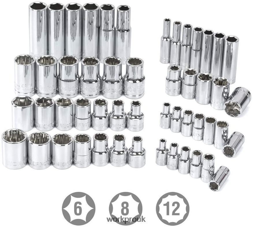 WORKPRO450 Pcs Universal Professional Mechanics Tool Set with Heavy Duty Case Box X662Z306 Tool