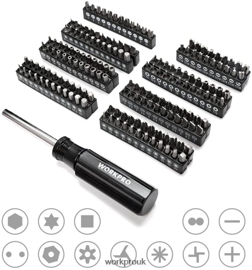 WORKPRO450 Pcs Universal Professional Mechanics Tool Set with Heavy Duty Case Box X662Z306 Tool