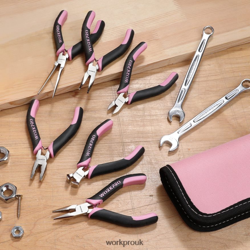 WORKPRO6 Pcs Mini Pliers Set with Pouch X662Z65 Tool