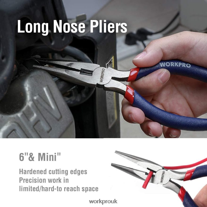 WORKPRO7 Pcs Multifunction Pliers Set for DIY & Home Use X662Z63 Tool
