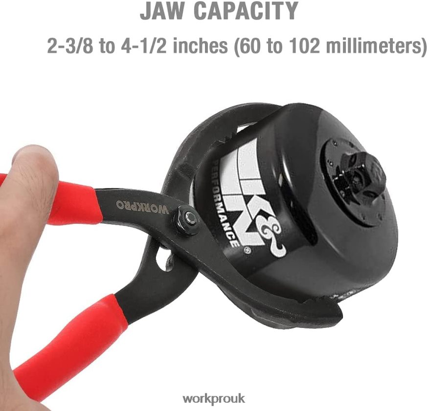 WORKPROAdjustable Oil Filter Pliers Ideal For Engine Filters Conduit Fittings X662Z69 Tool