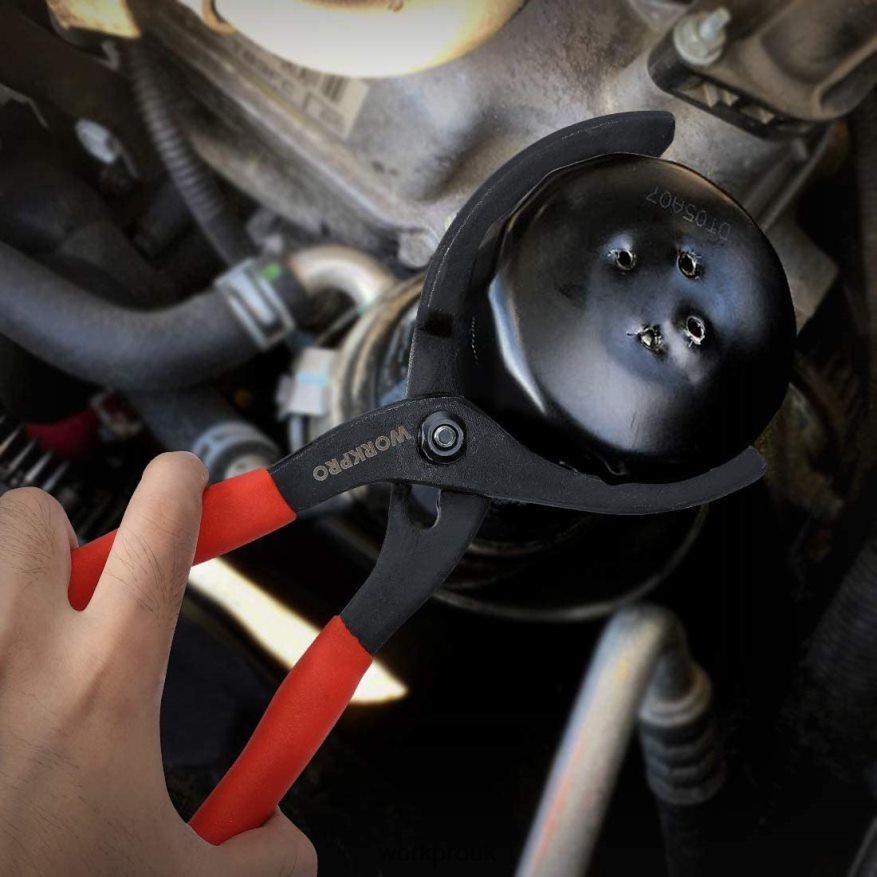 WORKPROAdjustable Oil Filter Pliers Ideal For Engine Filters Conduit Fittings X662Z69 Tool
