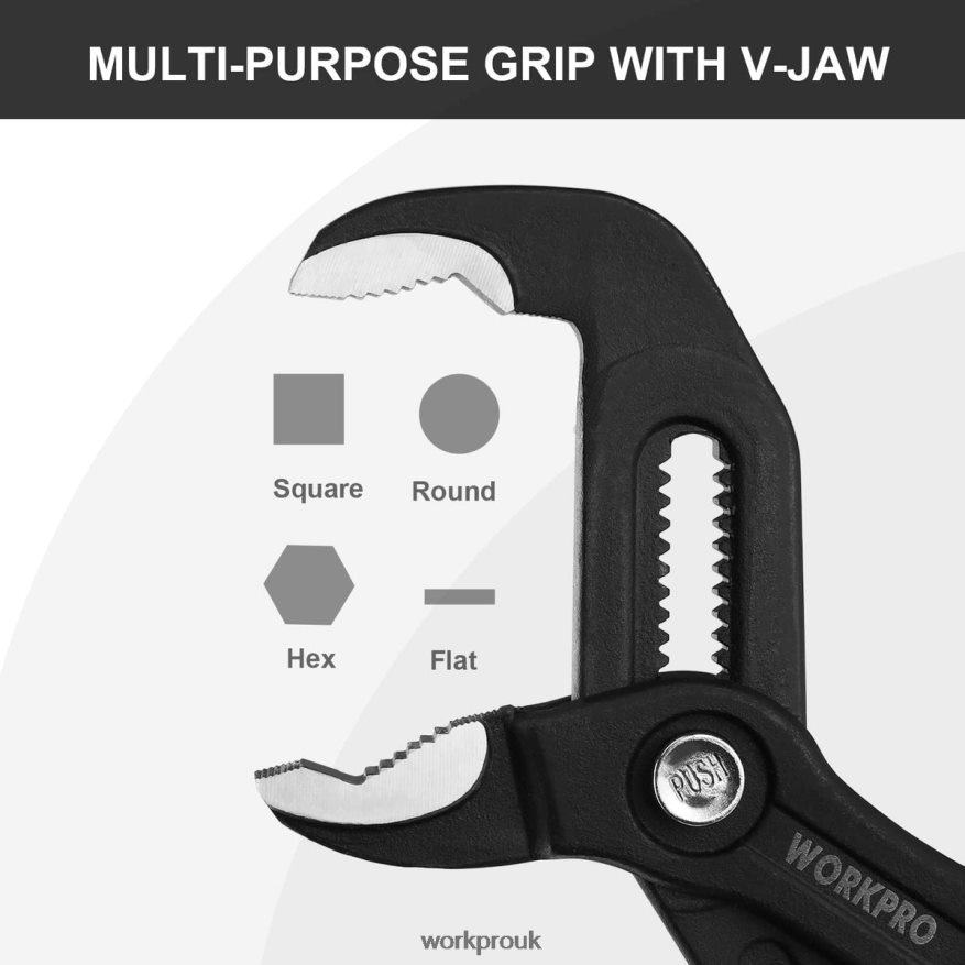 WORKPROGroove Joint Pliers with Comfort Grip X662Z71 Tool