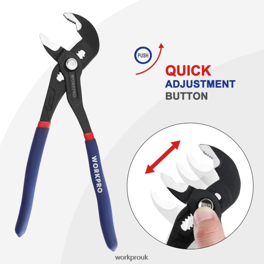 WORKPROGroove Joint Pliers with Comfort Grip X662Z71 Tool