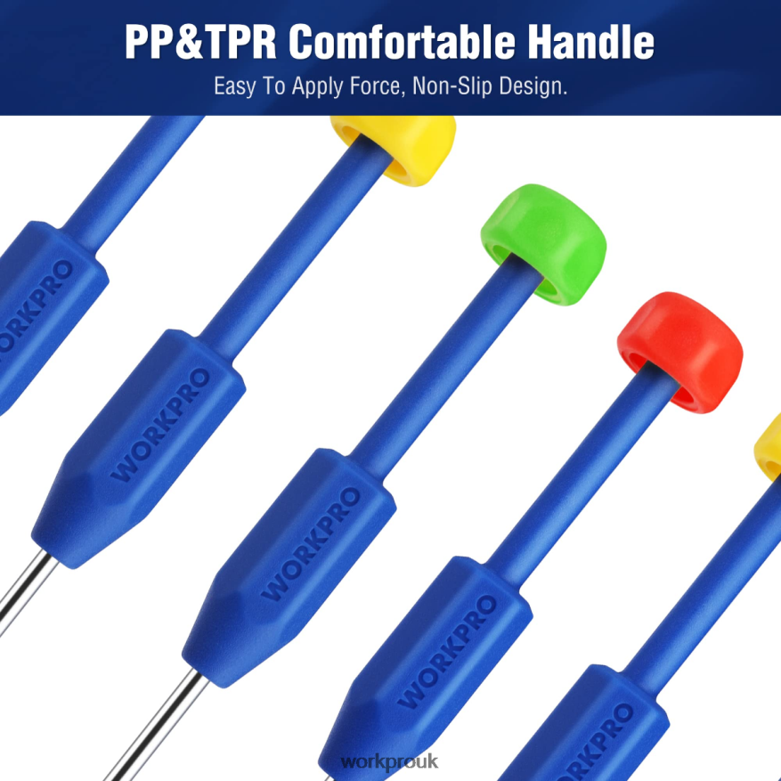 WORKPRO10-Pcs Precision Screwdriver Set with Case, Phillips, Slotted, Torx Star, Magnetic Screwdriver Repair Tool Kit, Non-Slip Grip X662Z103 Tool