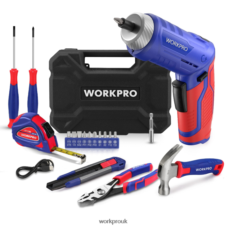 WORKPRO18 Pcs General Home Tool Kit X662Z102 Tool
