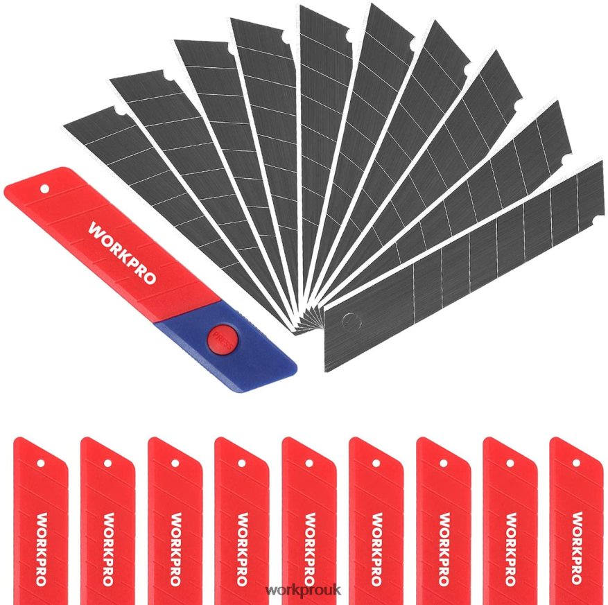 WORKPRO18mm Snap-off Blades SK5 Steel Replacement Blade Fits Pack of 100 X662Z53 Tool