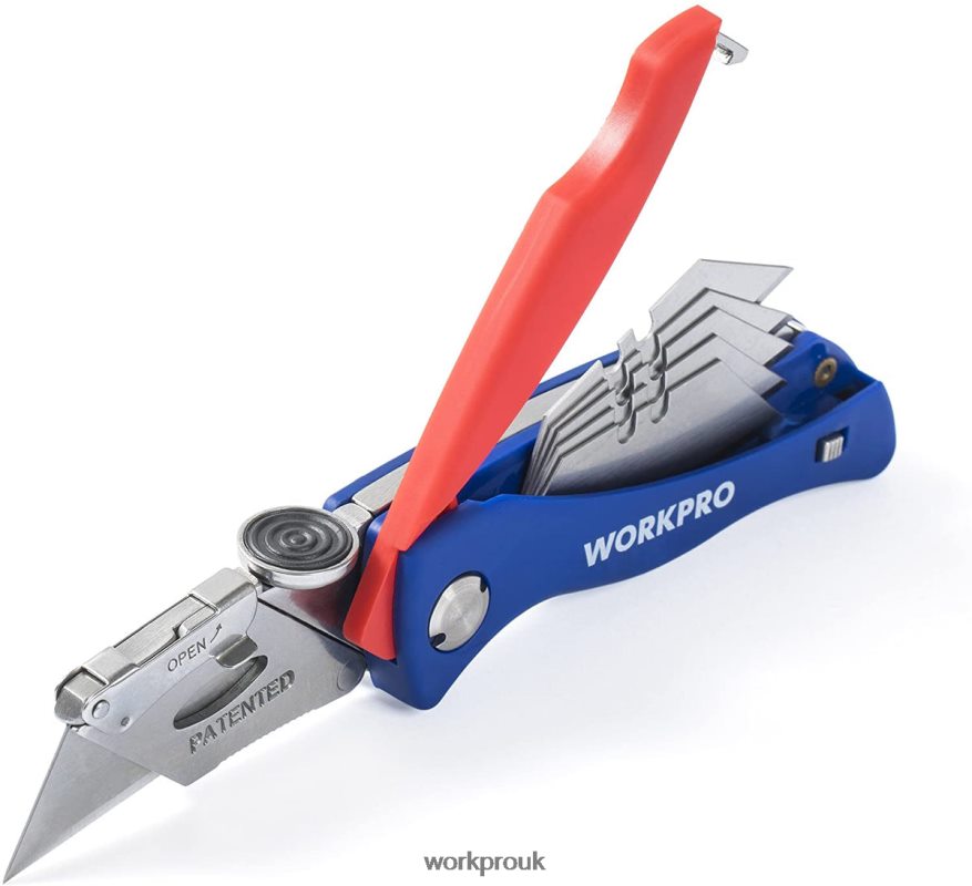 WORKPROFolding Utility Knife Quick-change Box Cutter X662Z50 Tool