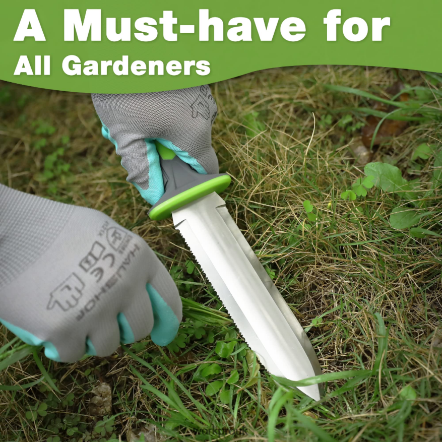 WORKPROGarden Knife with Oxford Sheath, Stainless Steel Blade with Cutting Edge X662Z283 Tool