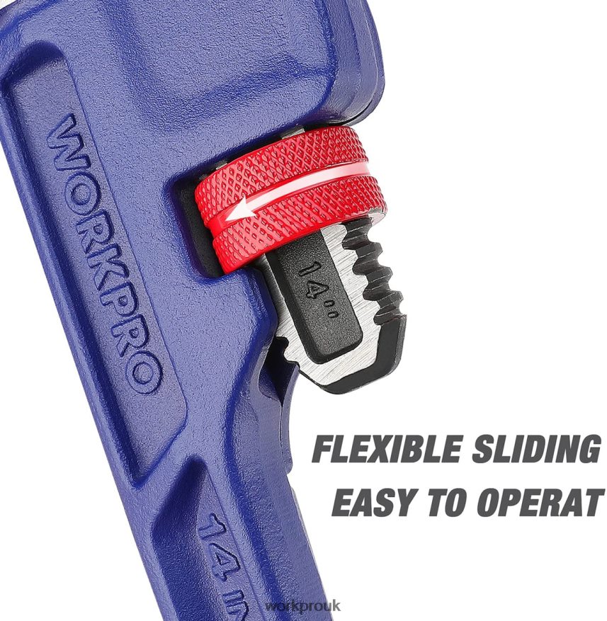 WORKPRO14-inch Heavy Duty Straight Plumbing Wrench X662Z89 Tool