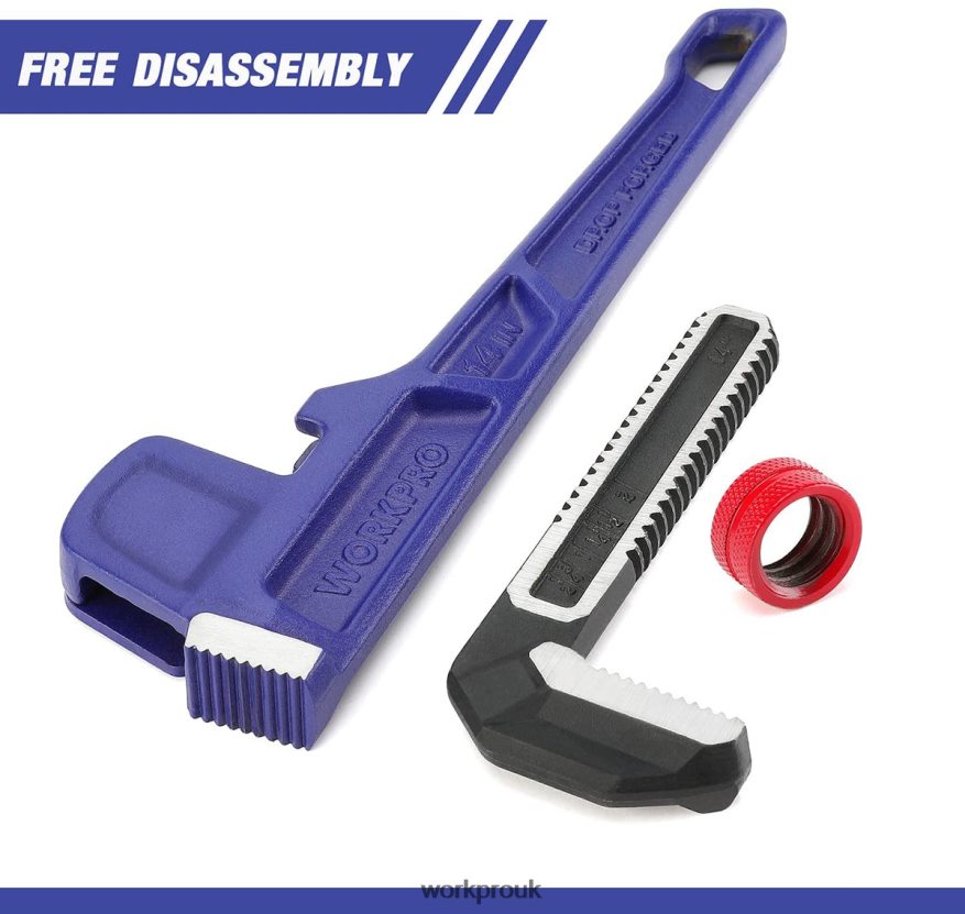 WORKPRO14-inch Heavy Duty Straight Plumbing Wrench X662Z89 Tool