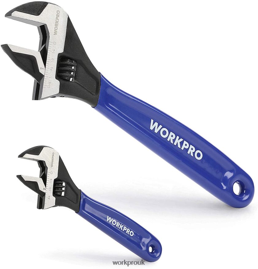 WORKPRO2 Pcs Adjustable Wrench Set for Home GarageWorkshop and DIY X662Z87 Tool