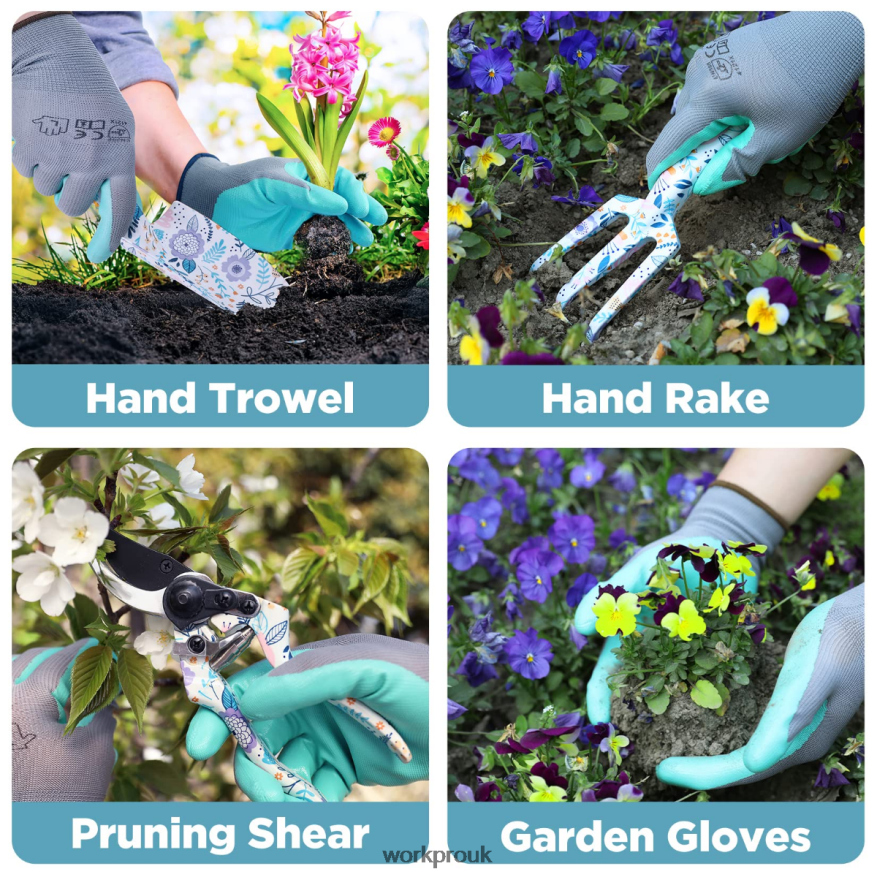 WORKPRO5PCS Aluminum Heavy Duty Gardening Tool Set X662Z284 Tool
