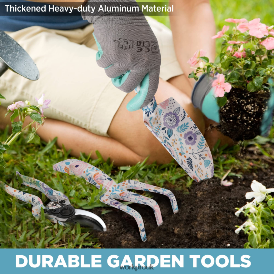 WORKPRO5PCS Aluminum Heavy Duty Gardening Tool Set X662Z284 Tool
