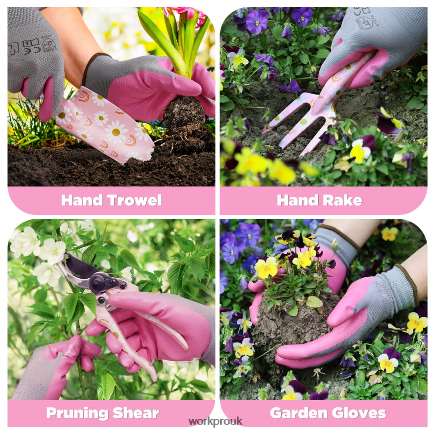 WORKPRO5PCS Aluminum Heavy Duty Gardening Tool Set X662Z284 Tool