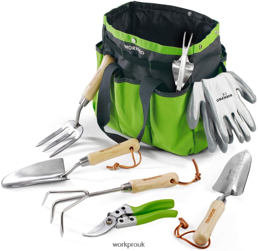 WORKPRO7 Pcs Stainless Steel Heavy Duty Garden Tools Set X662Z274 Tool