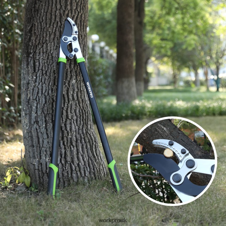 WORKPROAnvil Lopper, 32 Inch Branch Cutter with Compound Action, Heavy Duty Garden Tree Trimmer X662Z282 Tool