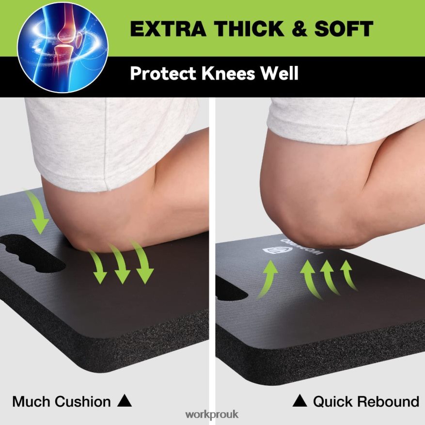 WORKPROExtra Thick Foam Kneeling Pad, 17.5 x 11 x 1.5 X662Z277 Tool