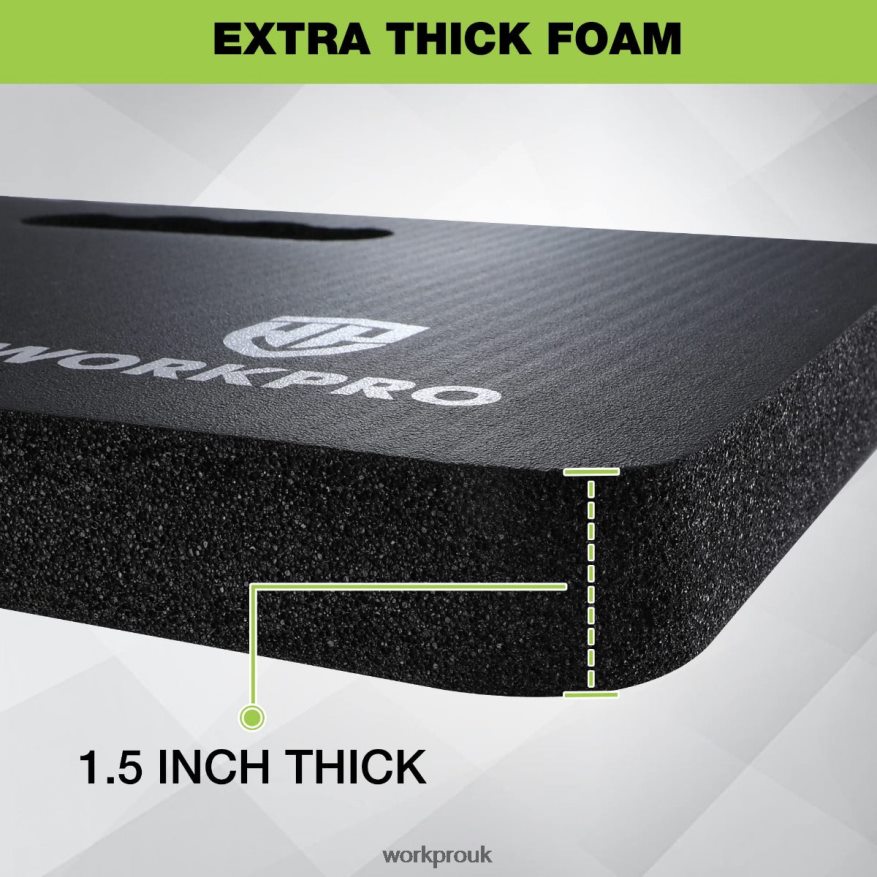 WORKPROExtra Thick Foam Kneeling Pad, 17.5 x 11 x 1.5 X662Z277 Tool